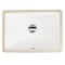 Nantucket Sinks 16 Inch X 11 Inch Undermount Ceramic Sink In White UM-16x11-W - alternate 1